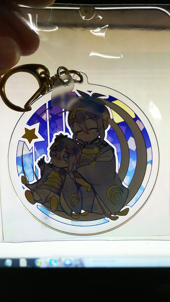 みかみかキーホルダー(三日月宗近)