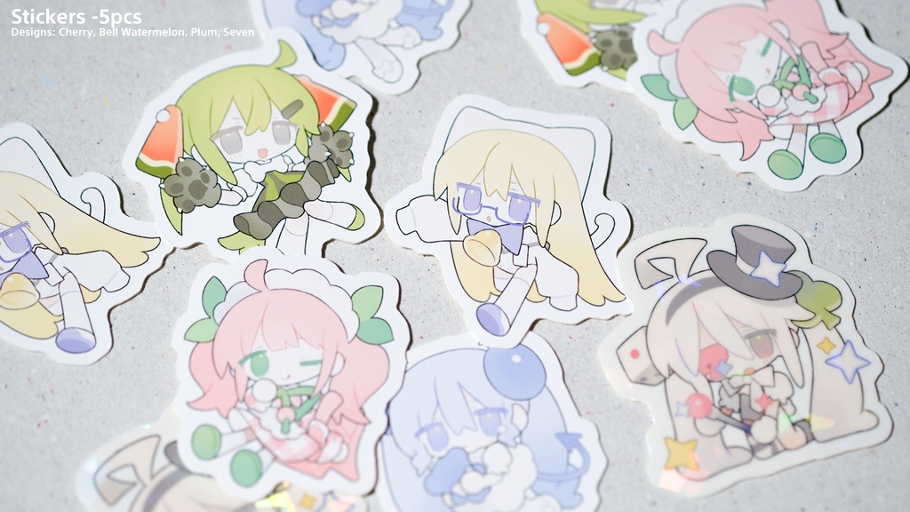 【MOMOSLOT.】ミニアクリルチャーム&ステッカーパック