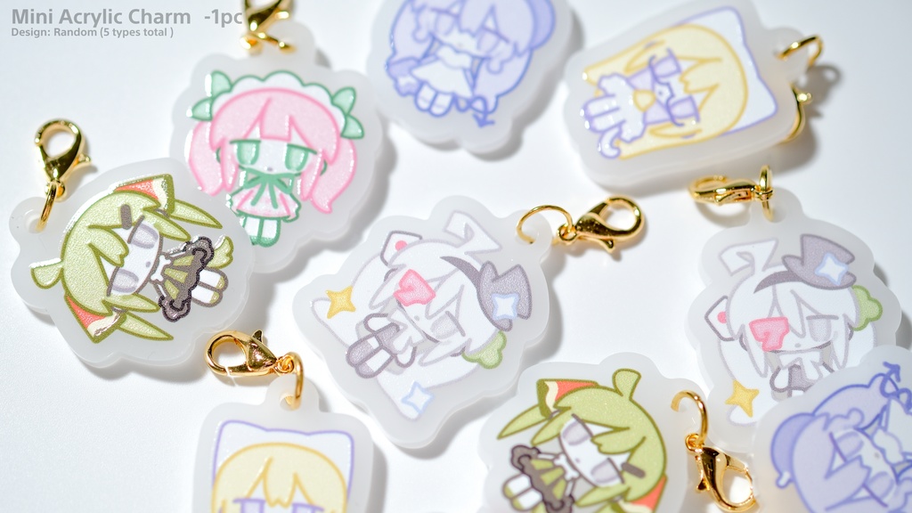 【MOMOSLOT.】ミニアクリルチャーム&ステッカーパック