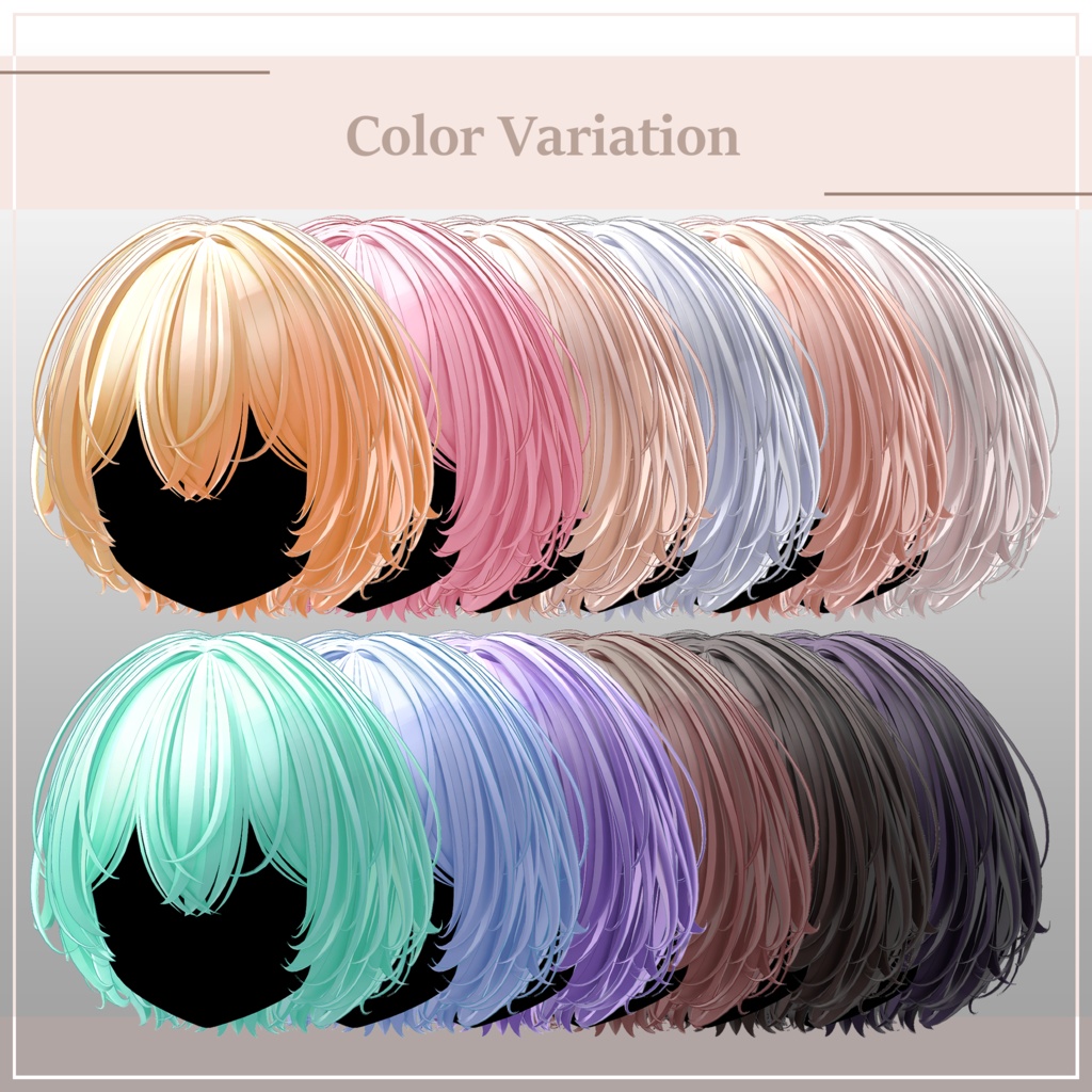 kusekke short bob <39アバター対応>