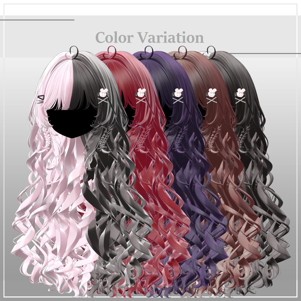 Frizzle Rabbit Hair 56アバター対応