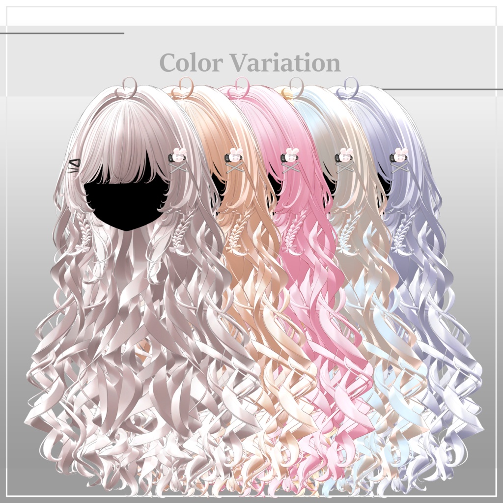 Frizzle Rabbit Hair 56アバター対応