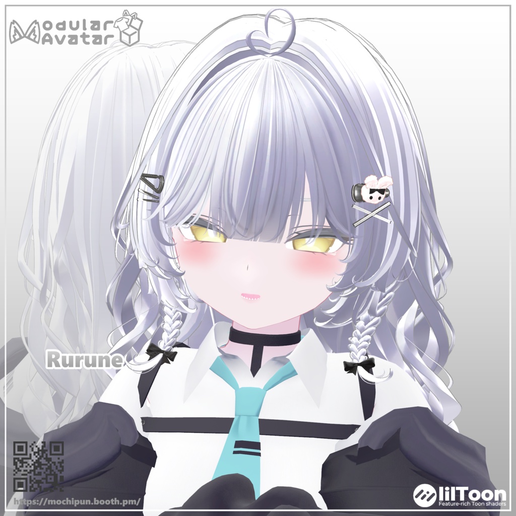 Frizzle Rabbit Hair 56アバター対応