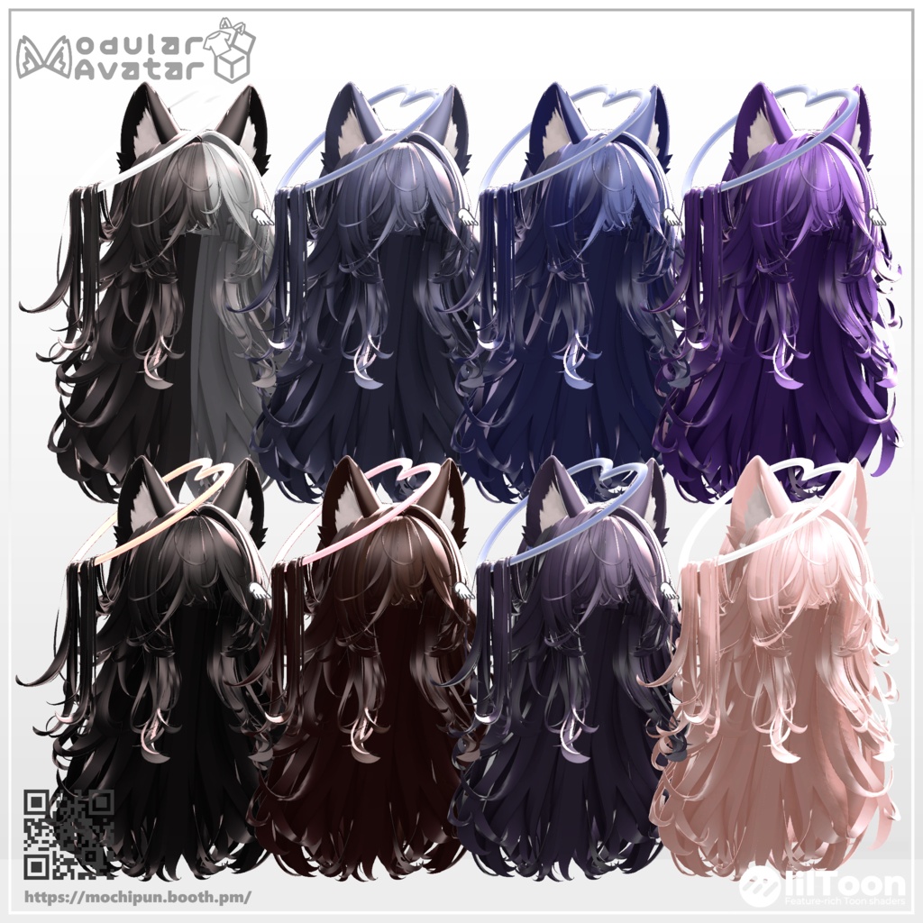 Halo Ring Hair 販売セール中 95アバター対応