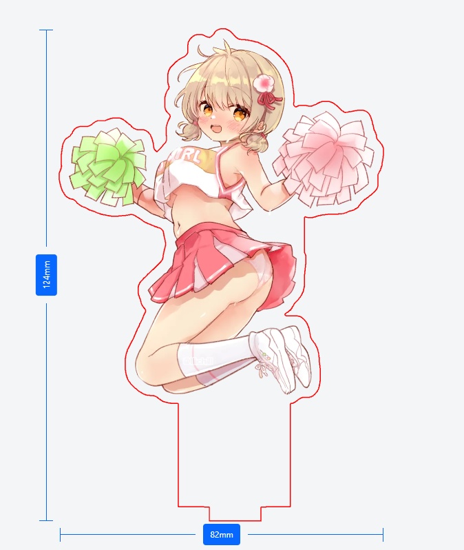 【花騎士】チアアプリコットアクスタ