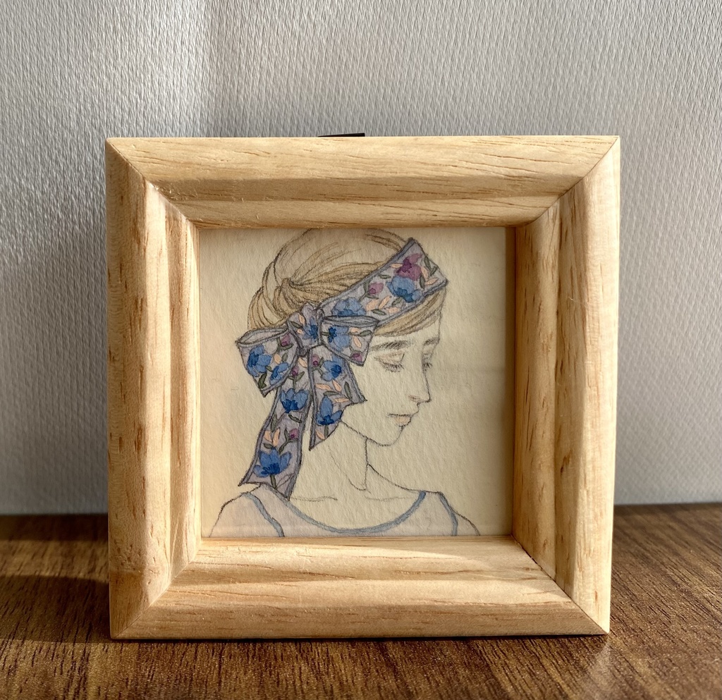 ミニ原画「リボンターバン」