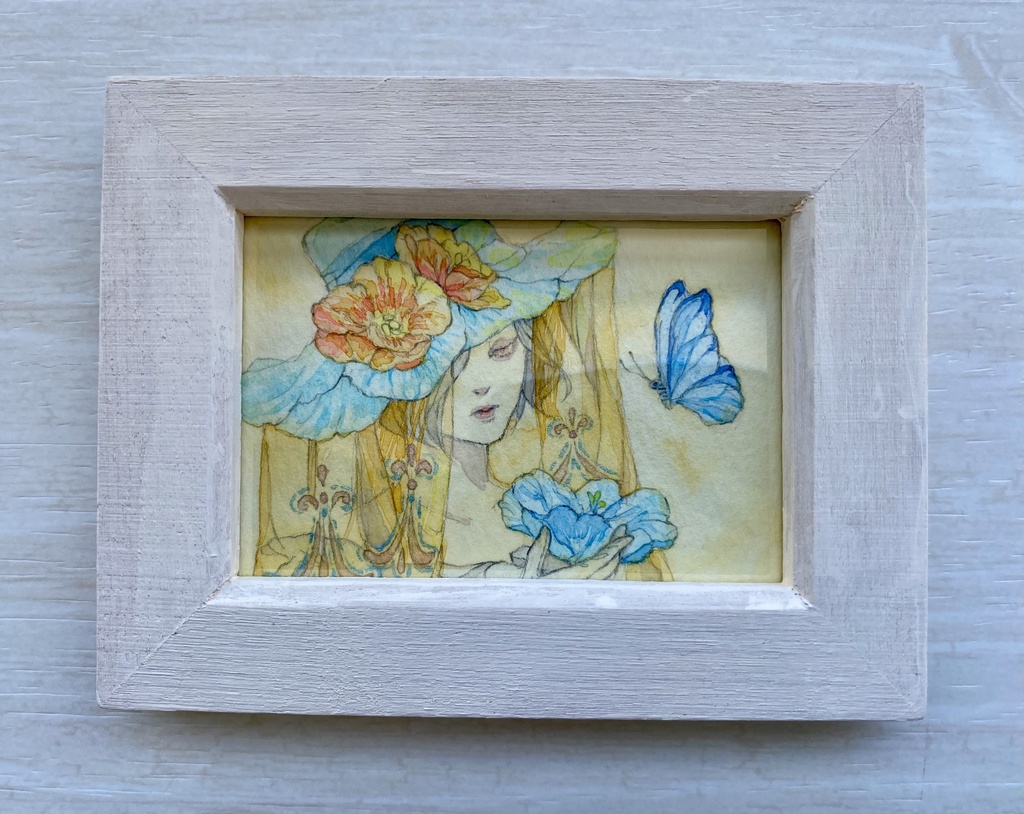 ミニ原画「芙蓉」