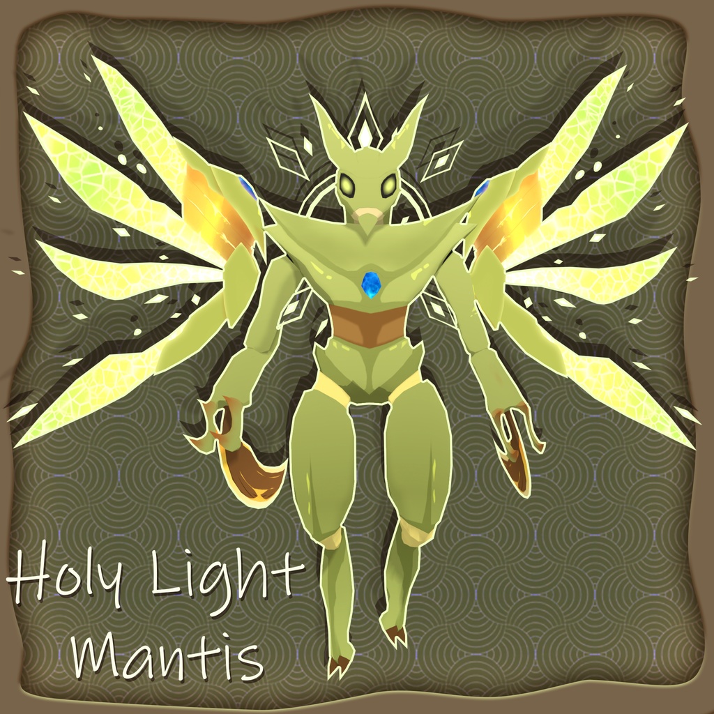 Holy Light Mantis - オリジナル3Dモデル