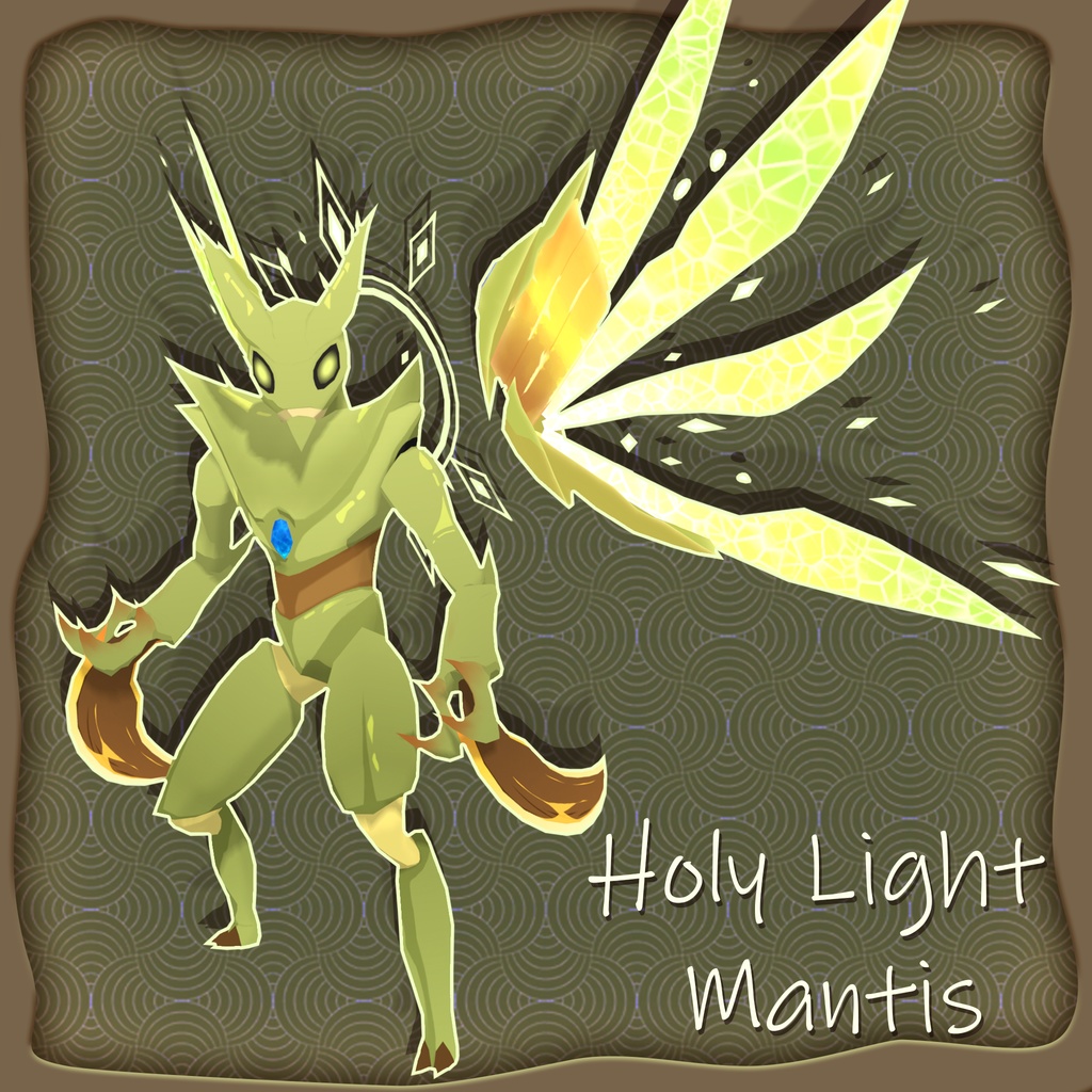 Holy Light Mantis - オリジナル3Dモデル
