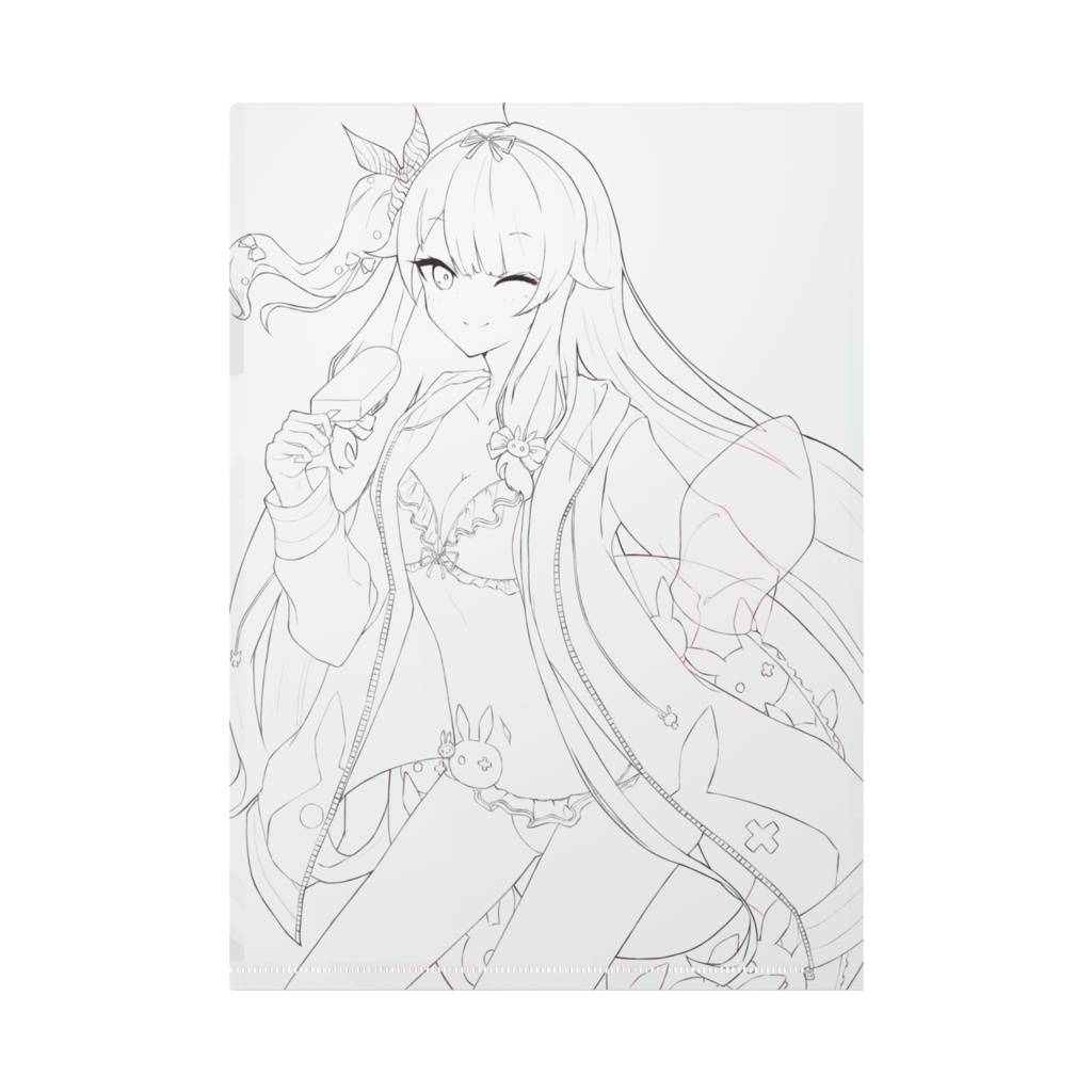 【非公式】夜見れな クリアファイル