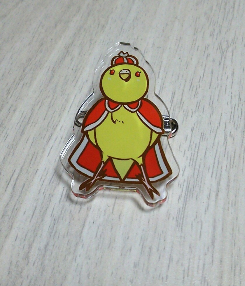 女王様セキセイ【アクリルバッジ】