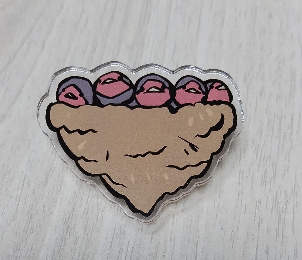 つばめの巣アクリルバッジVer2