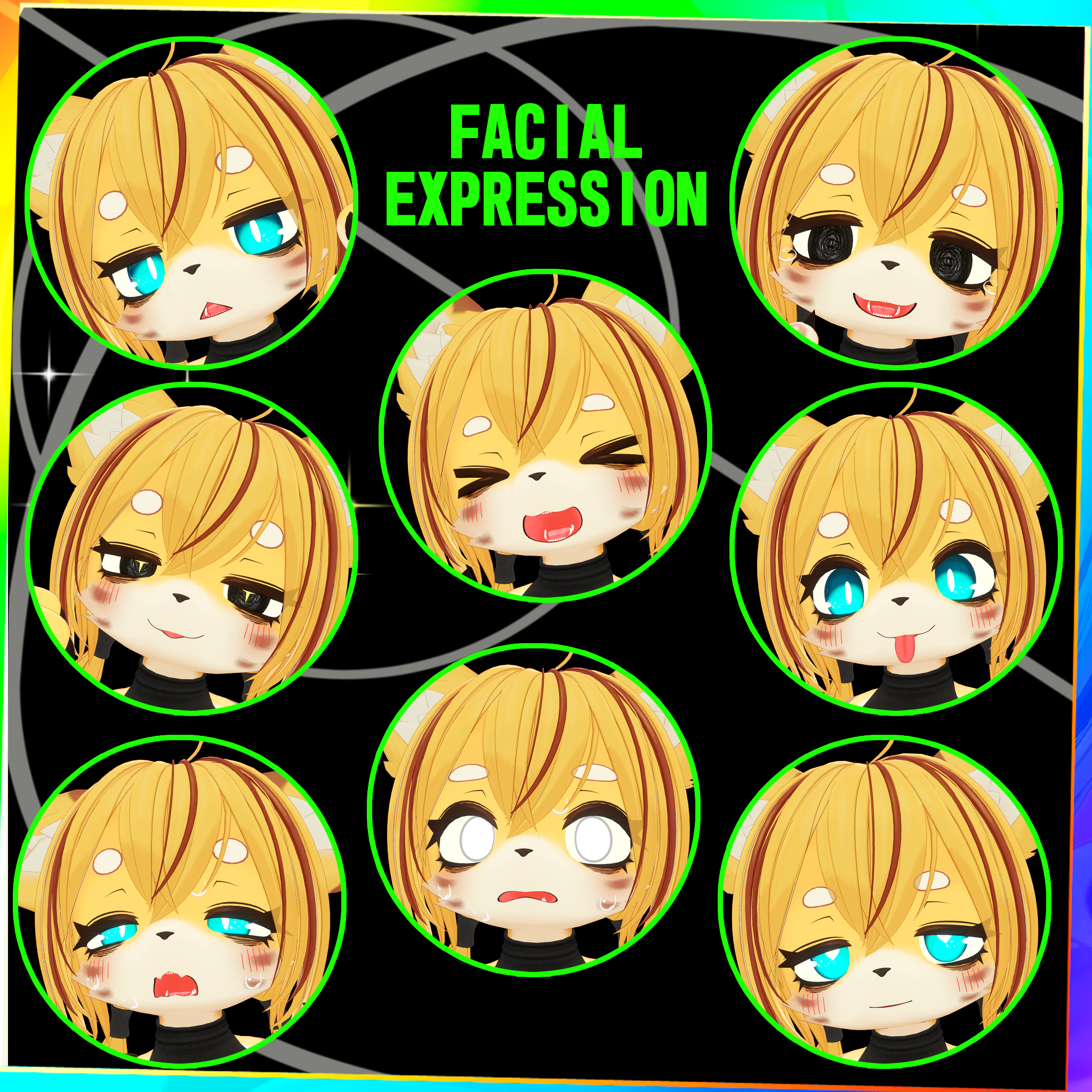 【ポヨミナ】-VRChatアバター-[もちふぃった～対応プロファイル付き] - メスケモ無人販売所 - BOOTH