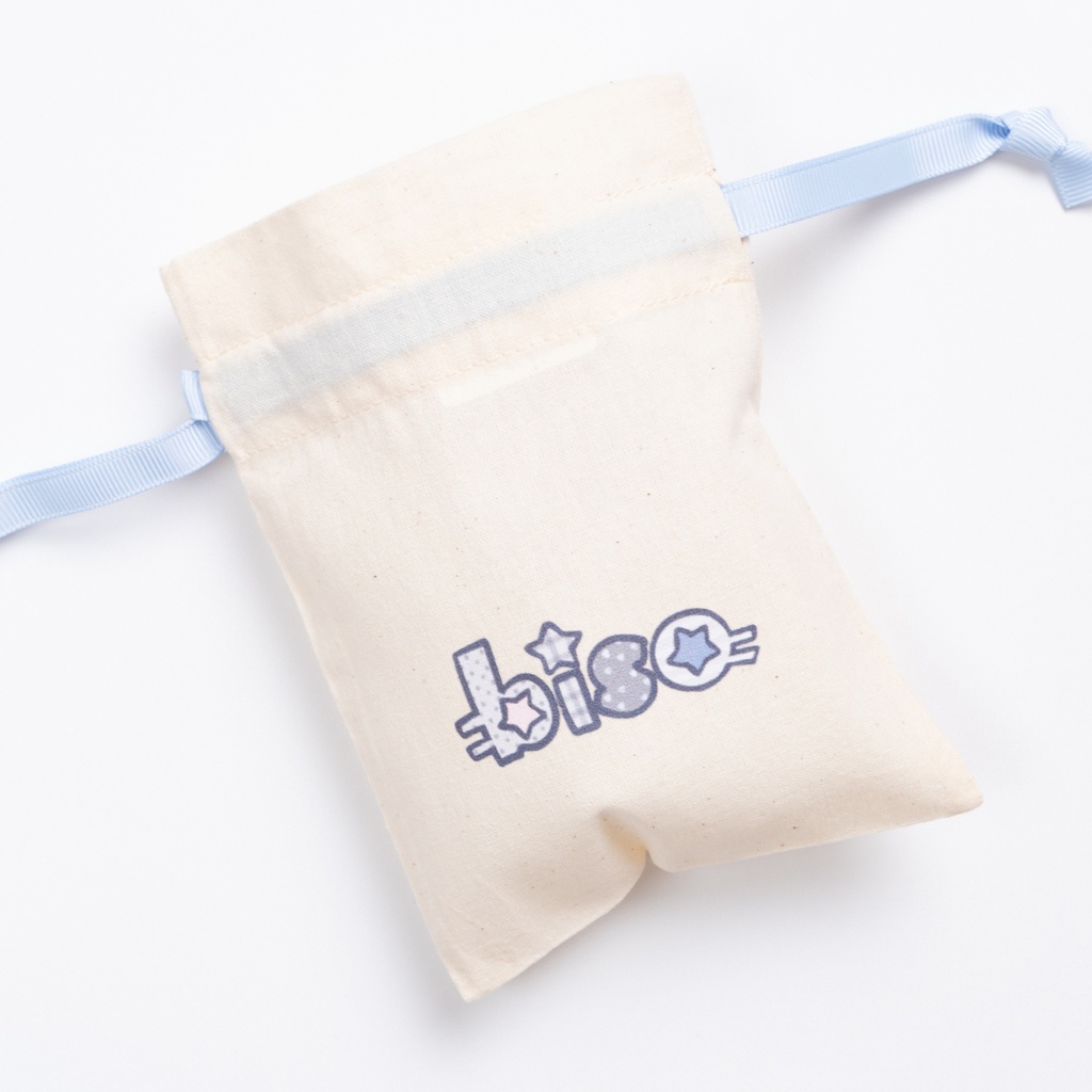 【試作ロット】びそ公式✮試作品グッズ4種パック(アクリルキーホルダー/EVAクリアポーチ/アクリルスタンド/コットンカラー巾着)