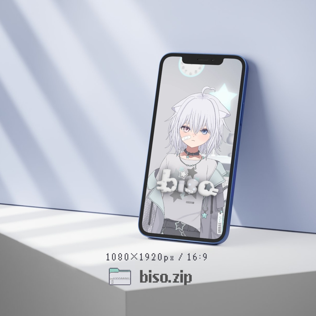 【第2弾】びそ公式✮限定壁紙「bisoVroom_yoru_01」