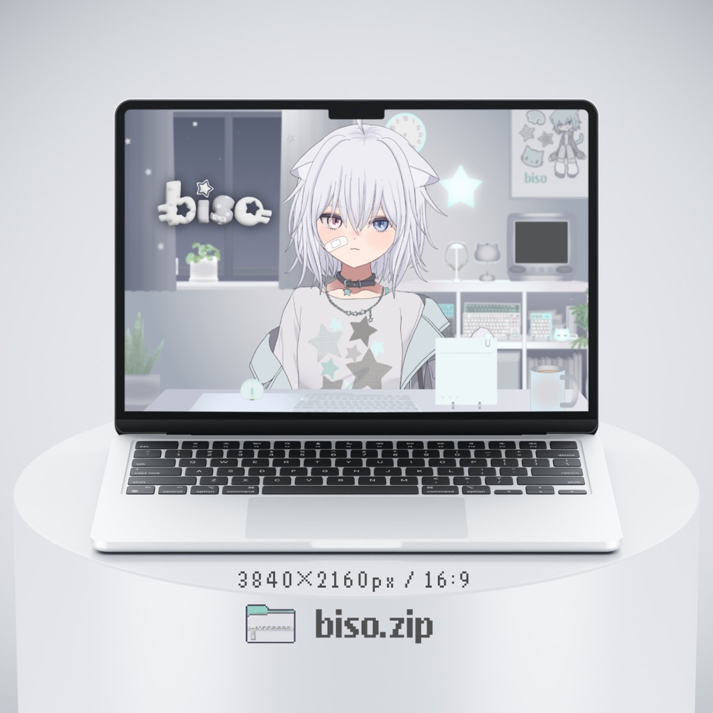 【第2弾】びそ公式✮限定壁紙「bisoVroom_yoru_01」