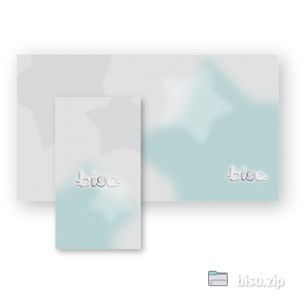 【第3弾】びそ公式✮限定壁紙「bisologo_graphic」