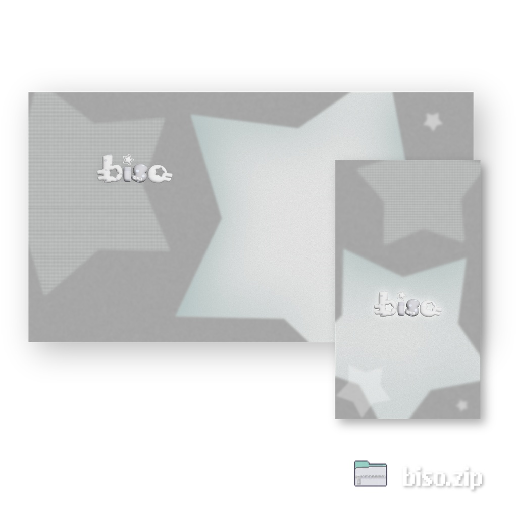 【第3弾】びそ公式✮限定壁紙「bisologo_graphic」