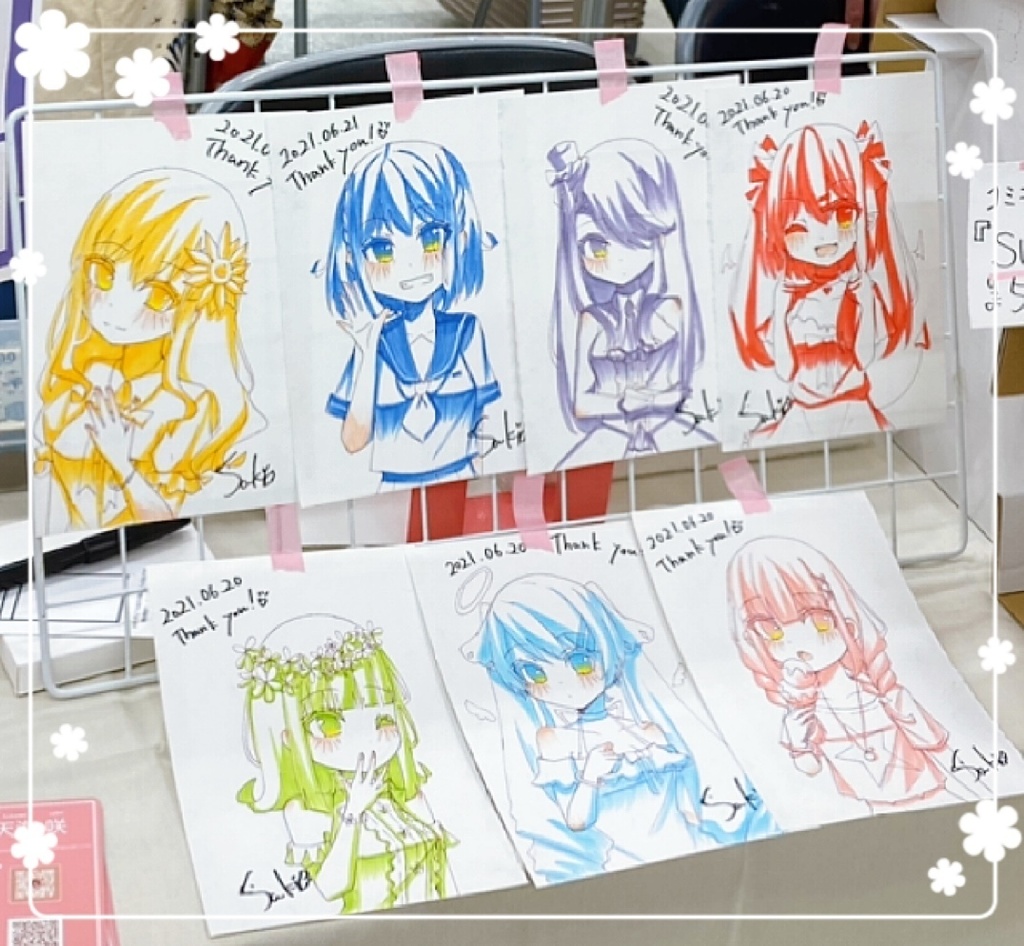 コースター&原画セット(オーダー)