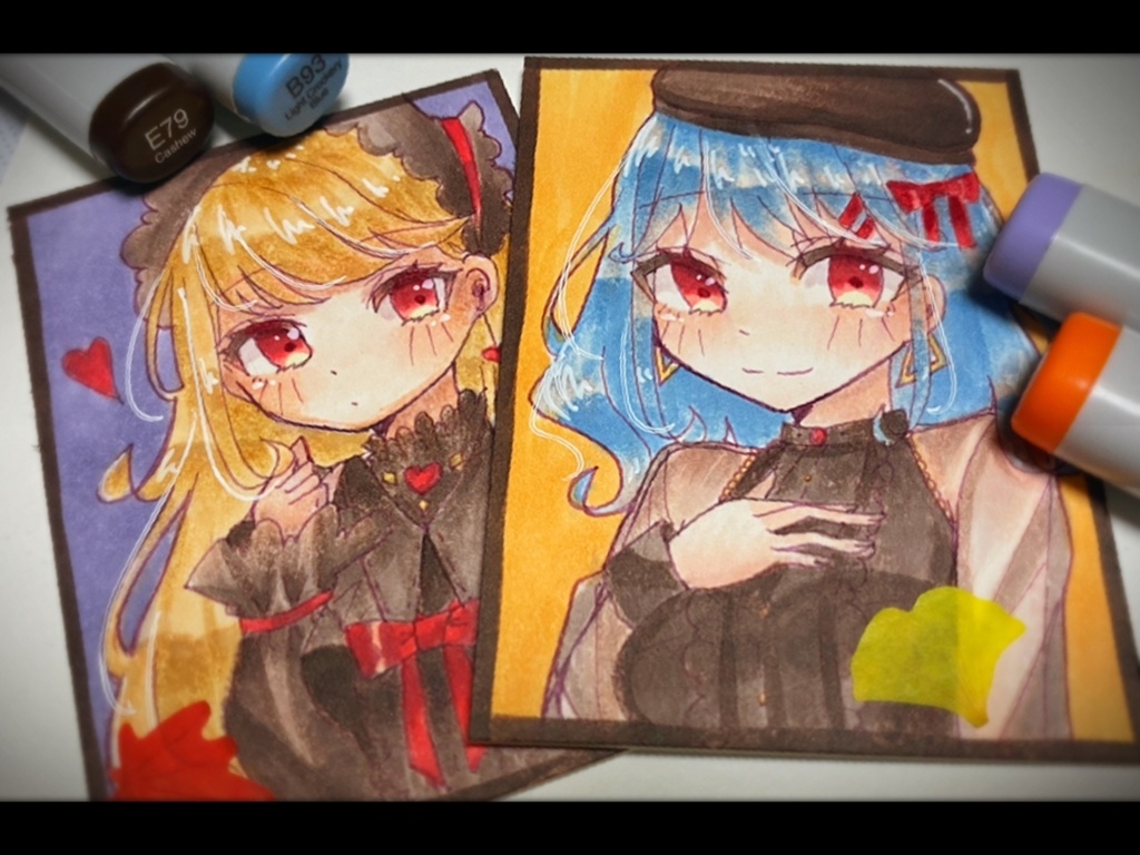 秋のミニ原画展 ATCサイズ