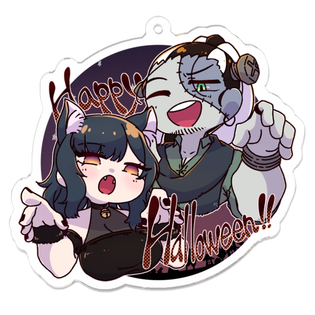 アクリルキーホルダー(とうさぎちゃんハロウィンver.)