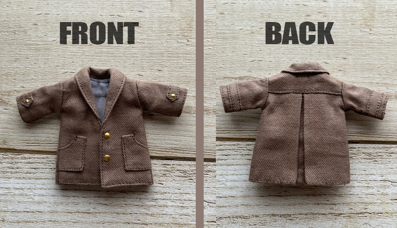 ショールカラーのコート