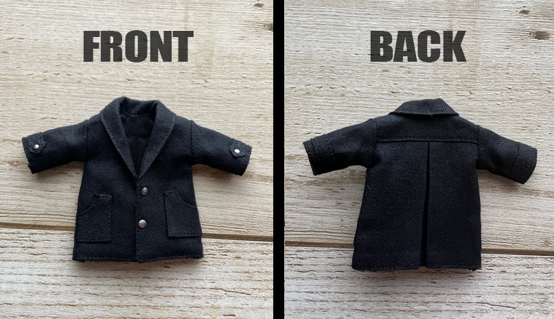 ショールカラーのコート