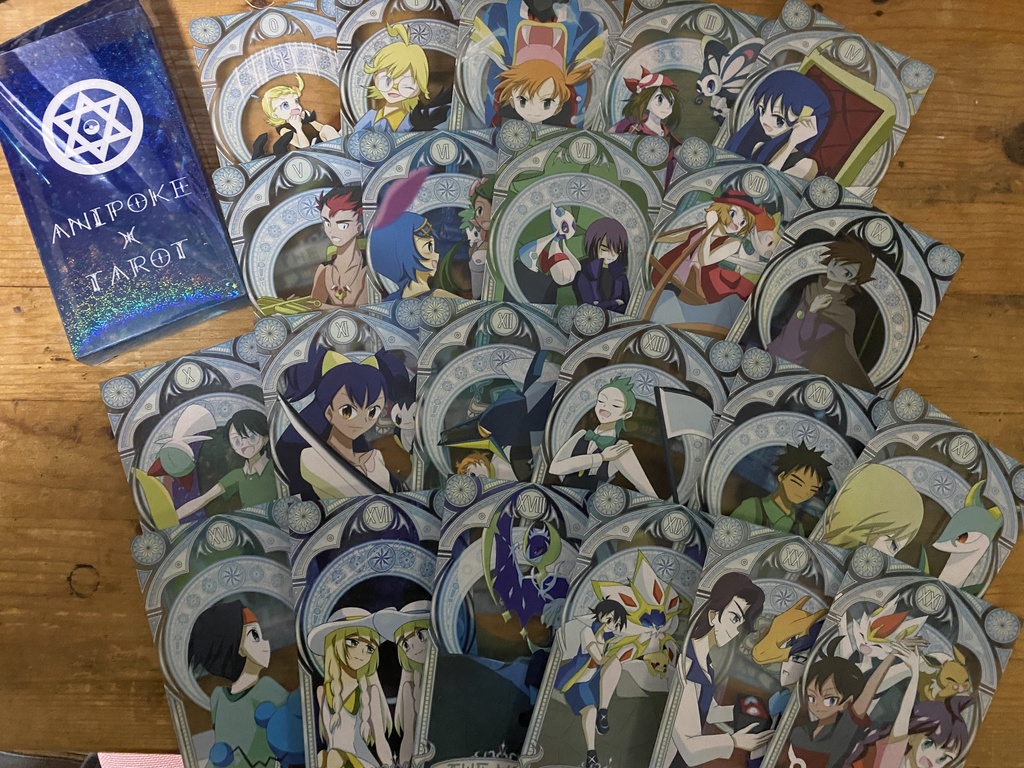 アニポケタロット風クリアカード