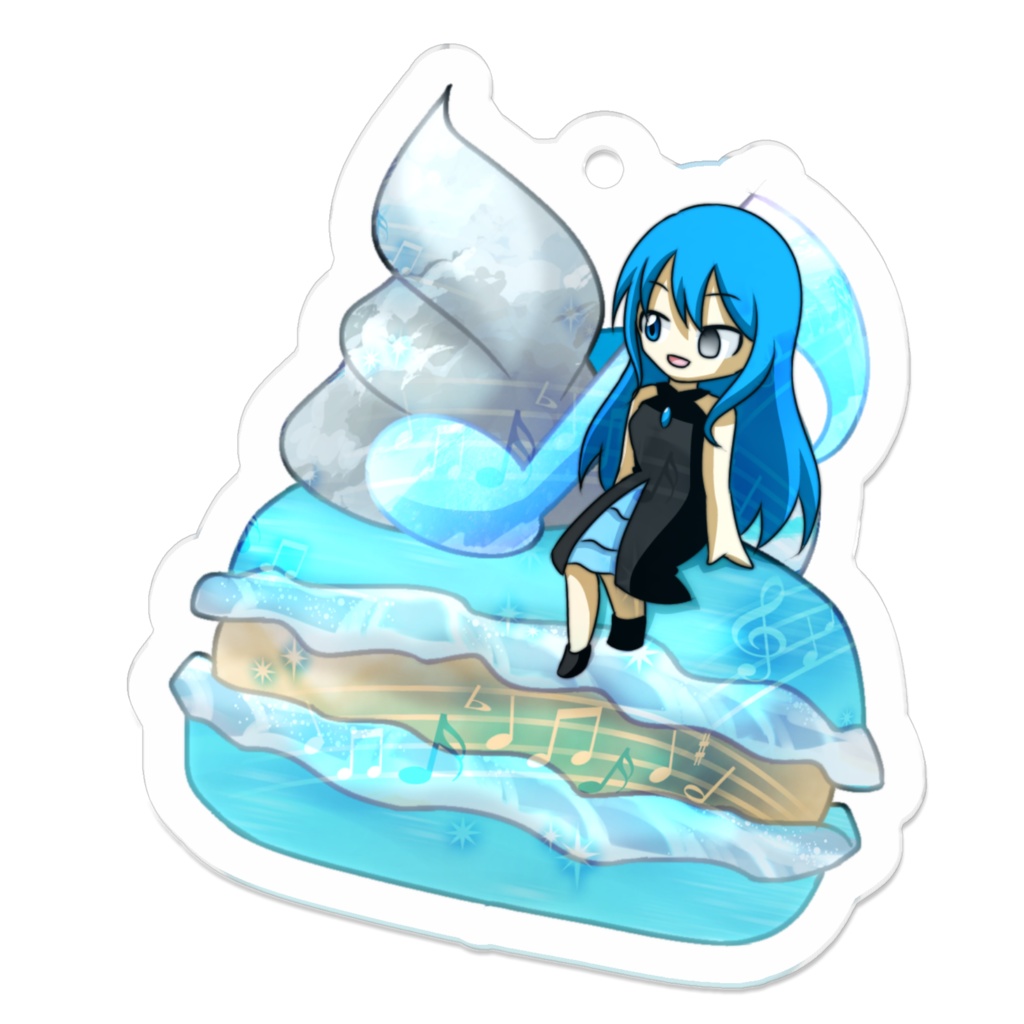 オリキャラ×マカロンアクキー