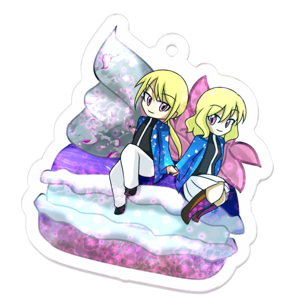 オリキャラ×マカロンアクキー