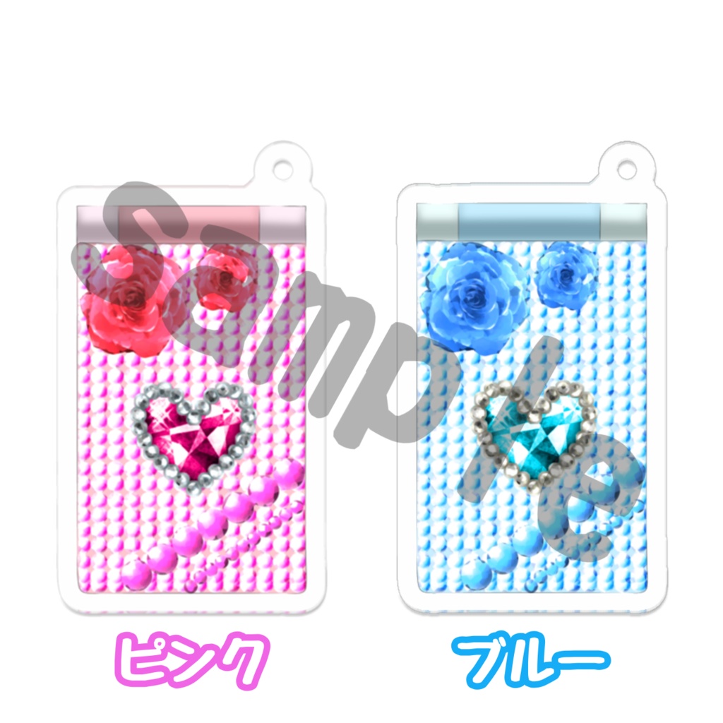 平成ギャルデコガラケーアクリルキーホルダー