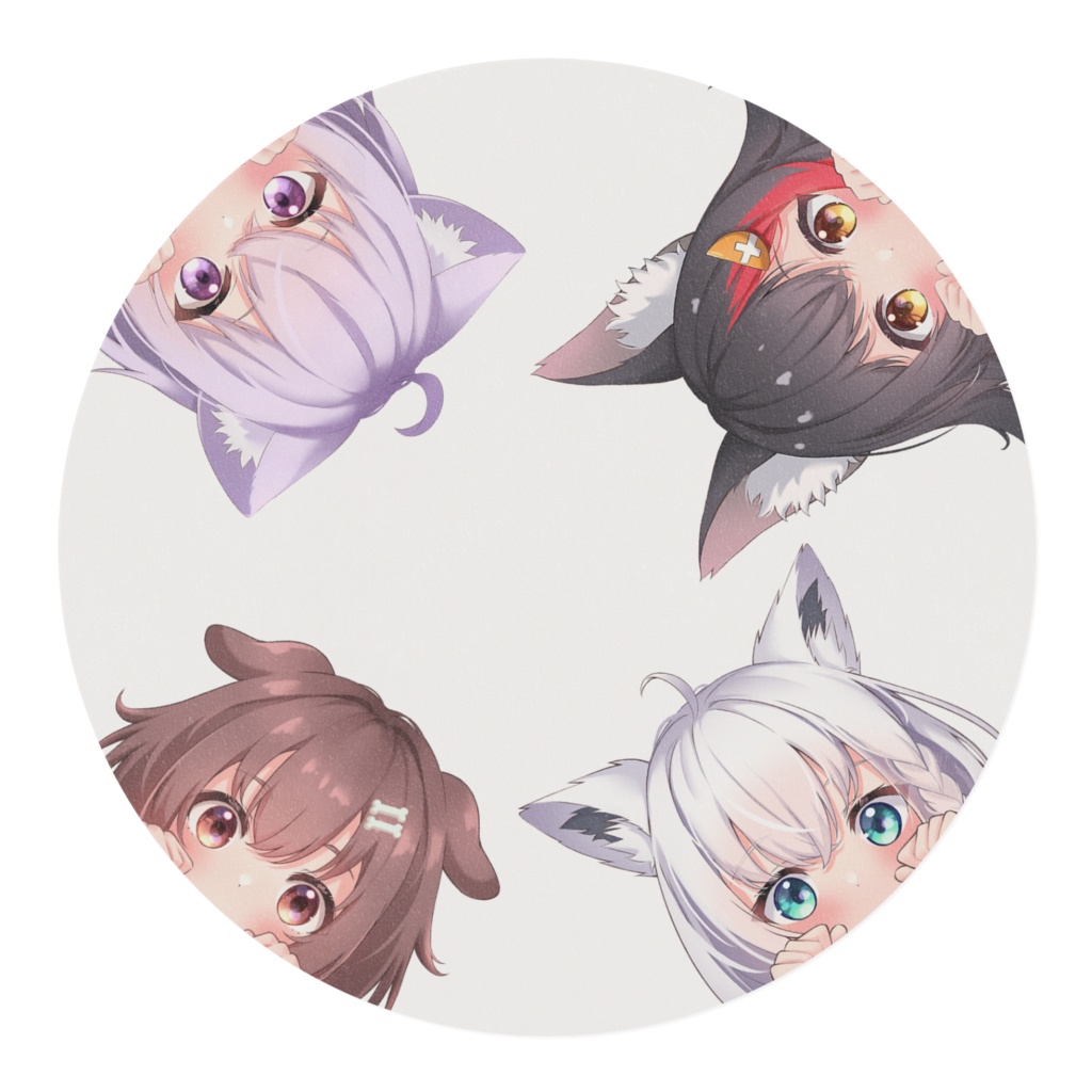 【非公式】ホロライブゲーマーズ/ひょっこりマスキングテープ