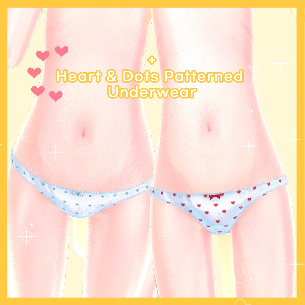 【VRChat】 Liz 『リズ』 / Premium Full skin Textures : skin+Panty(Underwear)