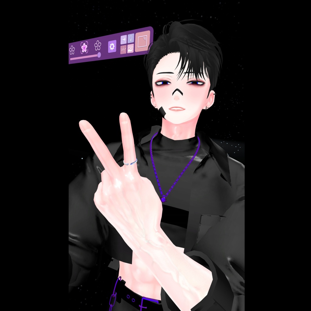 【VRChat】 Minase 水瀬 / Premium skin Textures (血筋, bloodline, 핏줄, Abs etc..)