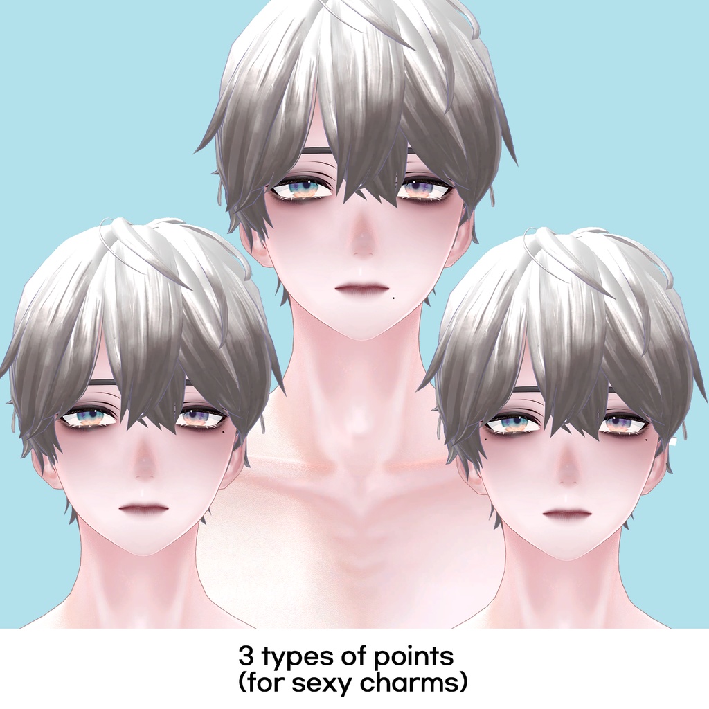 【VRChat】 Minase / Minase's like a vampire Cool and Beauty Makeup Texture