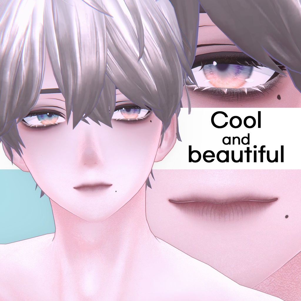 【VRChat】 Minase / Minase's like a vampire Cool and Beauty Makeup Texture