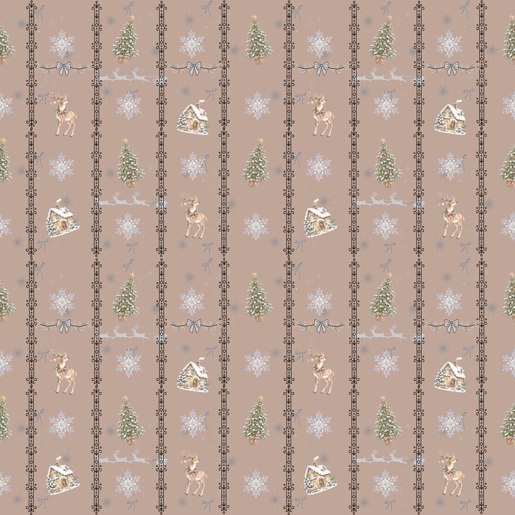 🎄冬色♡大人可愛いクリスマス デジタルペーパー 4色セット