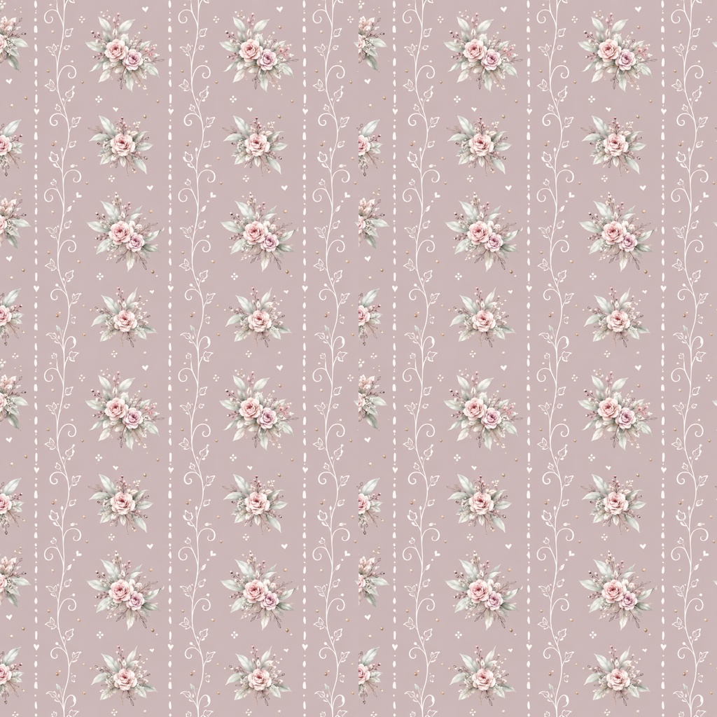 秋色♡大人かわいいデジタルシームレスパターン4種類セット/商用利用OK!