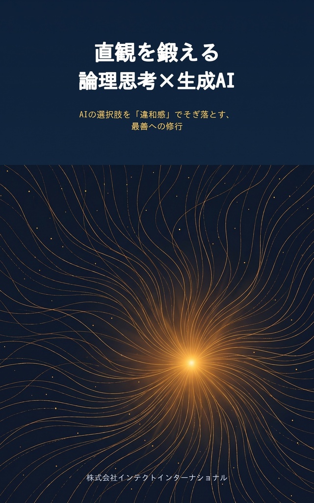 【改訂版】書籍_直観を鍛える論理思考×生成AI――MECE・ツリー・仮説・演繹_帰納で“伝わる結論”を出す