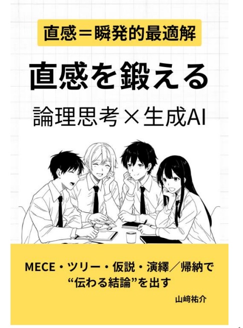 書籍_直観を鍛える論理思考×生成AI――MECE・ツリー・仮説・演繹_帰納で“伝わる結論”を出す