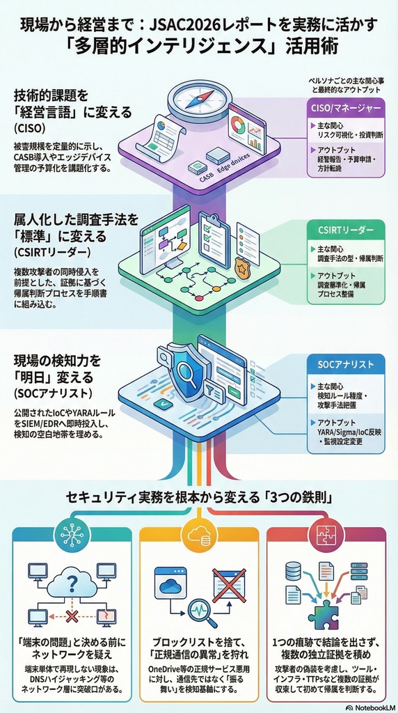 セキュリティコンサルタントの論理思考を公開情報を読み解いて学ぼう！『脅威インテリジェンス活動レポート_20260226』