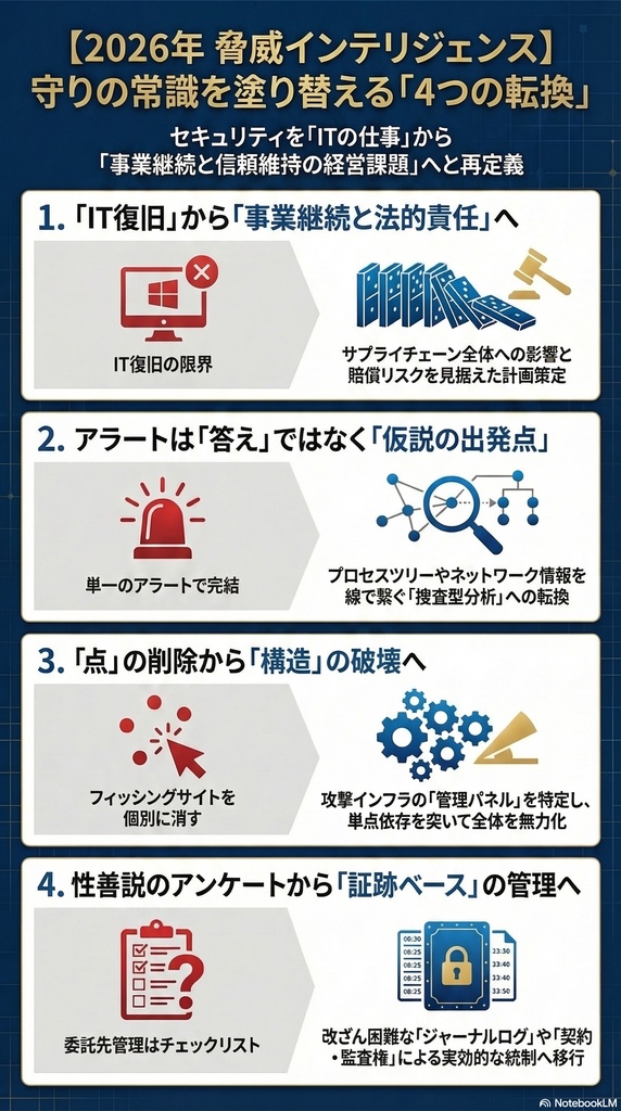 セキュリティコンサルタントの論理思考『脅威インテリジェンス活動レポート_20260304_slide』