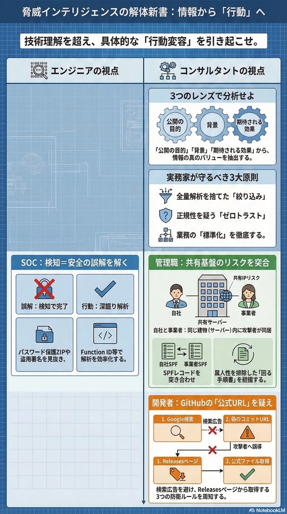 セキュリティコンサルタントの論理思考『脅威インテリジェンス活動レポート_20260311-2_スライド』
