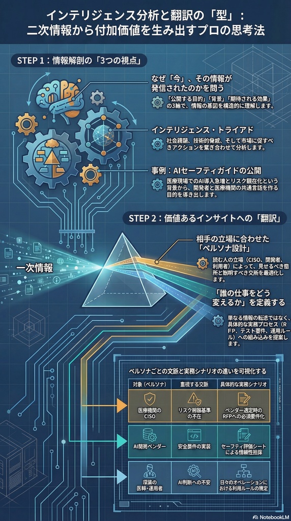 【無料】AISIヘルスケアAIセーフティ評価ガイド 3軸分析スライド（20260408-01）