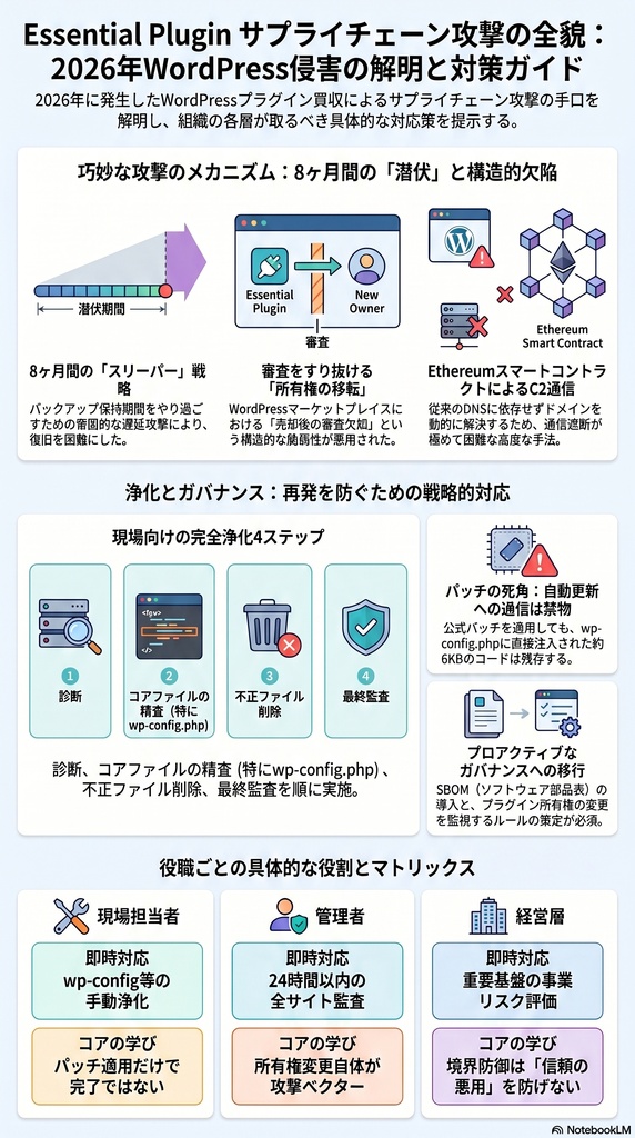 WordPress向け複数プラグインにおける不正なコード混入|ゆぅさんのセキュリティ教室 #10