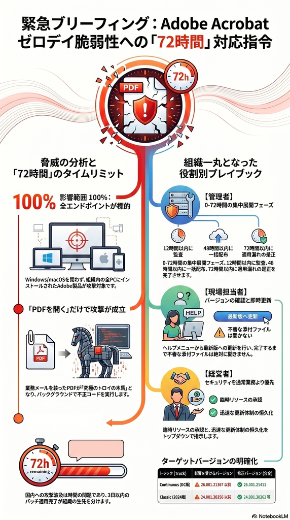 【3軸分析】Adobe AcrobatおよびReaderの脆弱性(APS を背景・目的・効果で読み解く|3軸分析ライブラリ #14