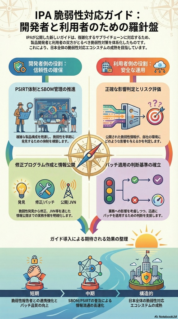 IPAが「製品開発者向け・製品利用者向けガイド」を公開|ゆぅさんのセキュリティ教室 #5