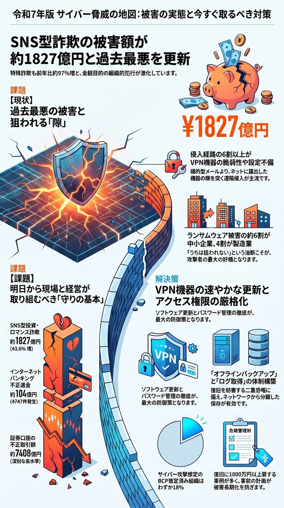 セキュリティコンサルタントの論理思考『脅威インテリジェンス分析スライド_警察庁サイバー脅威情勢R7_20260301』