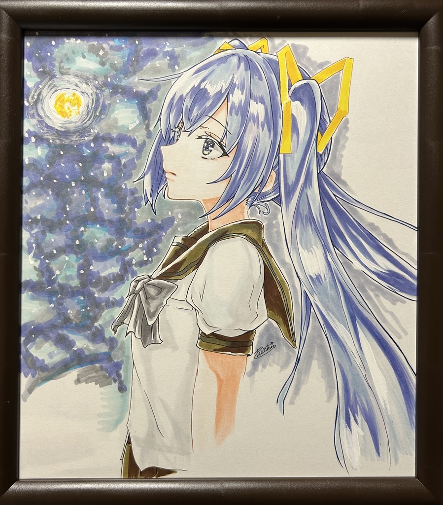 NOeSIS 憂姫 直筆色紙