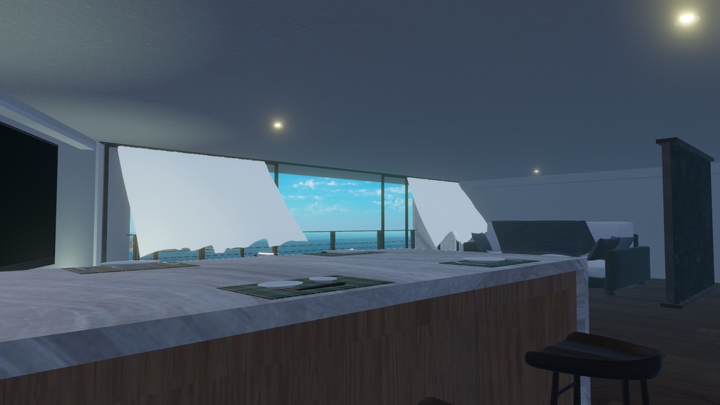 【VRChat向け3Dモデル】Ocean Edge